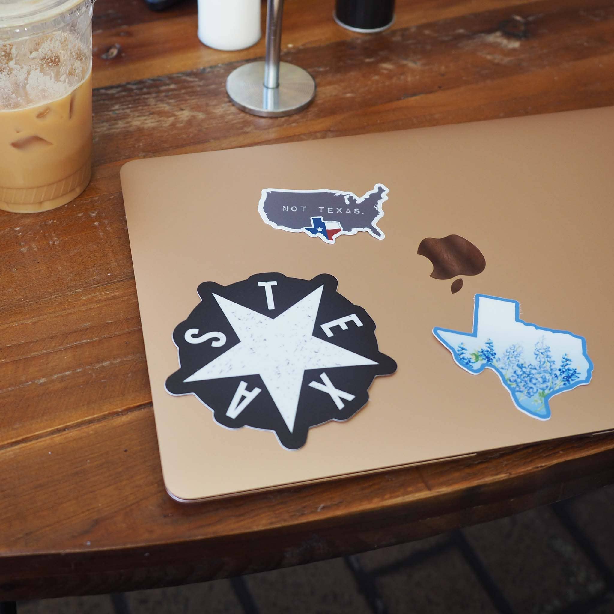 Sentinel Supply - Wholesale Sticker - Texas Lone Star Bumper Sticker in Black3