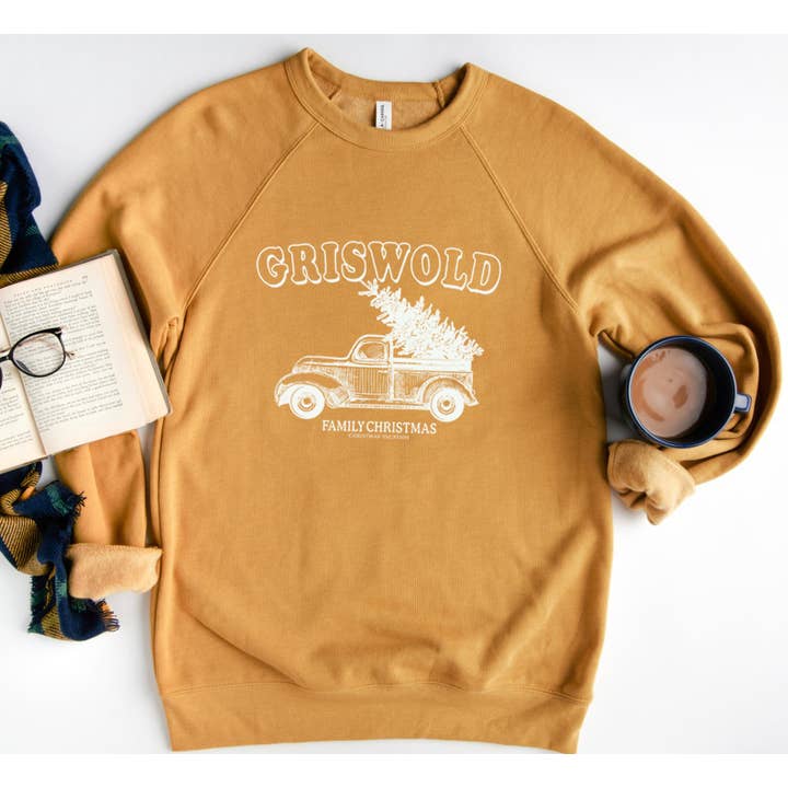 Pullover in pile unisex con grafica GRISWOLD FAMILY CHRISTMAS per la vendita all'ingrosso da parte di Shamaim