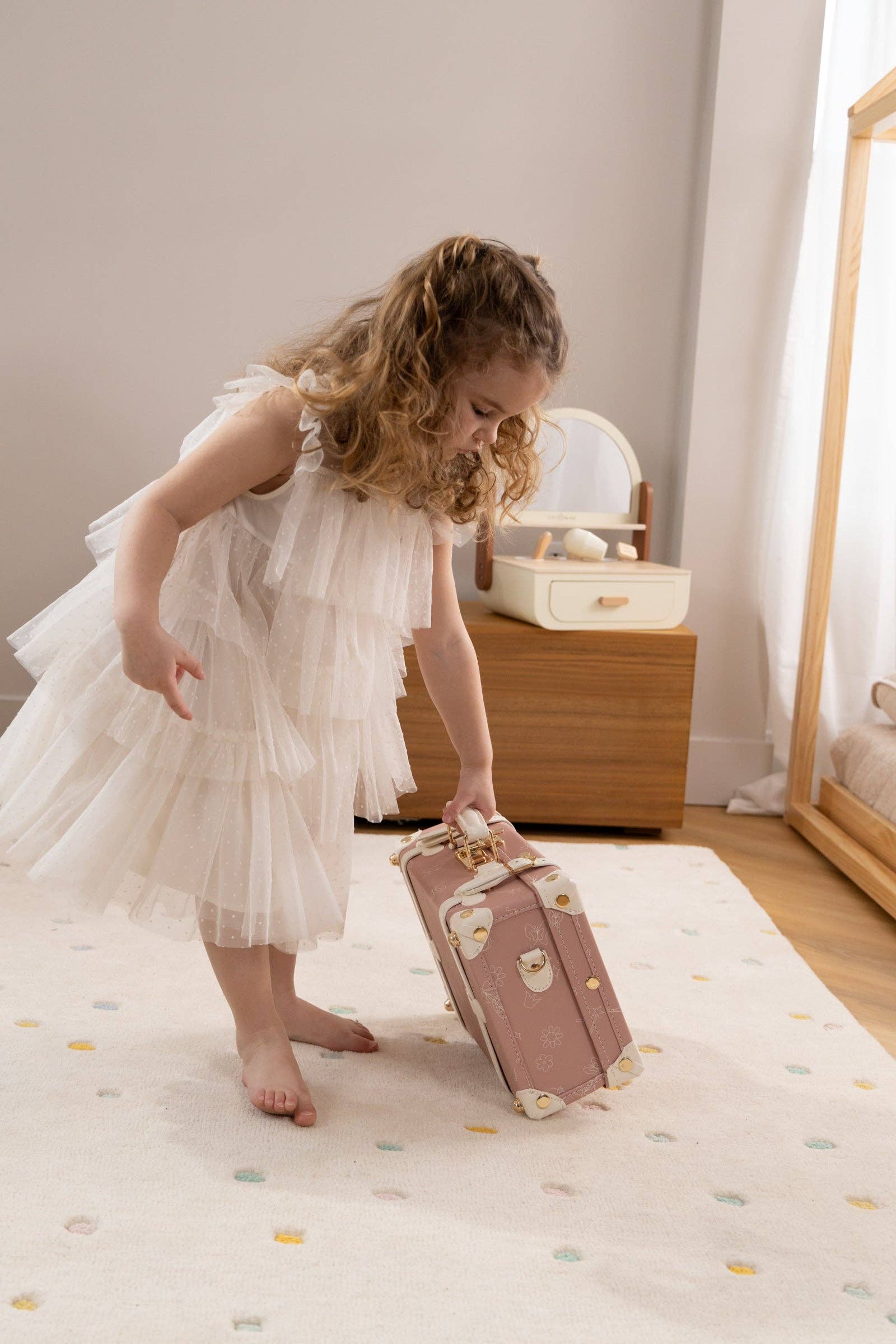 Coco Village - Wholesale Toy Set - Kids - Vegan Leather Play Suitcase - Ballerina11