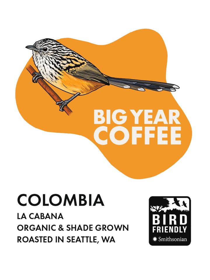 Colombia Sierra Nevada Bird Friendly® Coffee for wholesale by Big Year Coffee