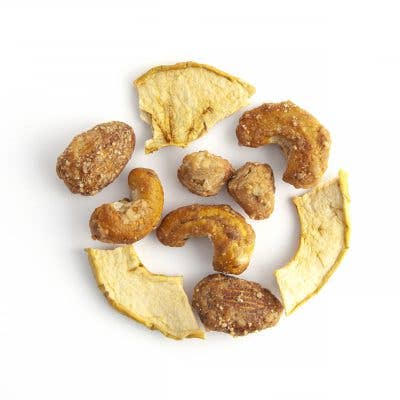 Happy Hours en Biovallée - Wholesale Trail Mix - Organic Bulk Apple Cara-Salt Mix - 5kg box