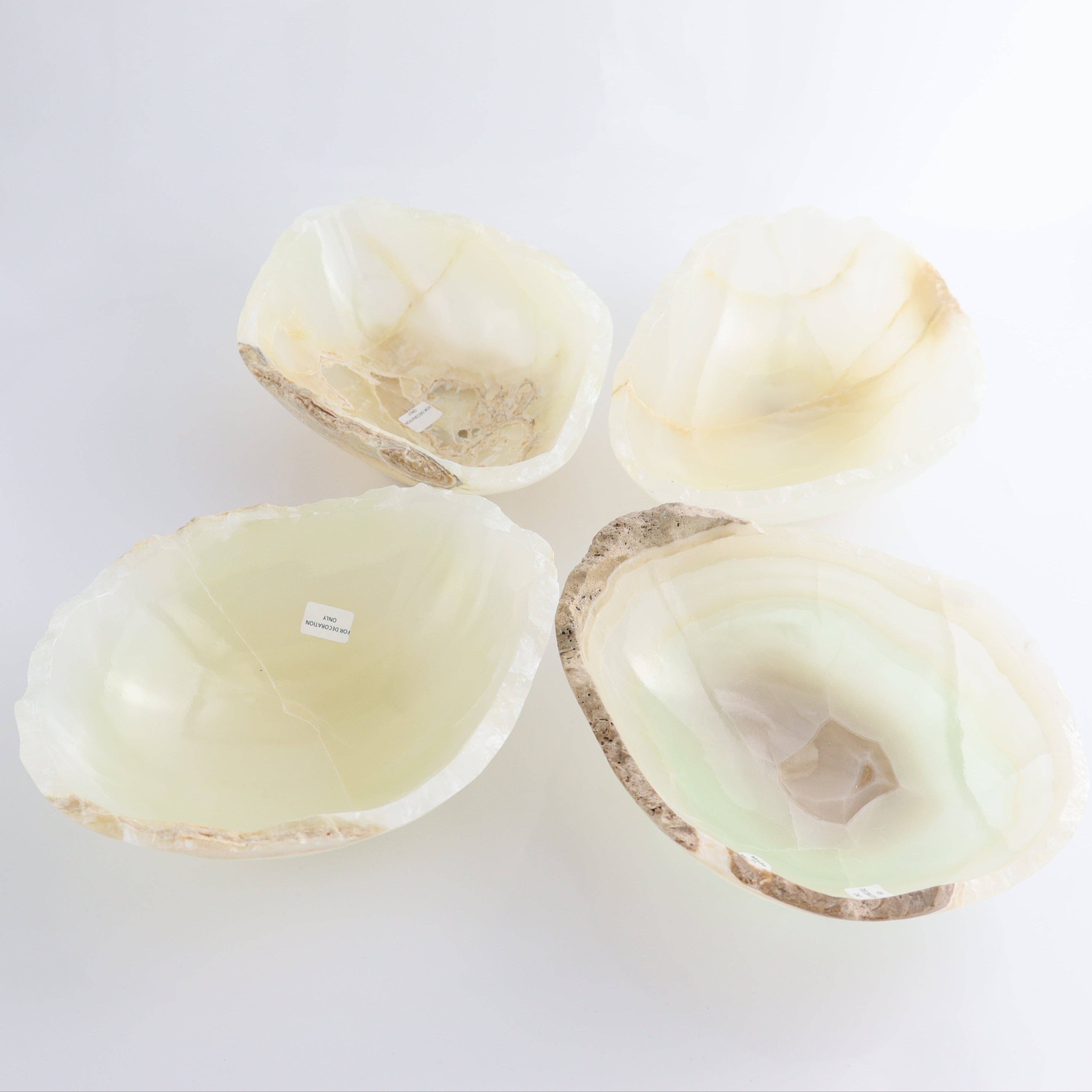 Mi Esperanza Minerals – Engroshandel Pyntetallerken/skål – Onyx skålsæt med 4 stk.0