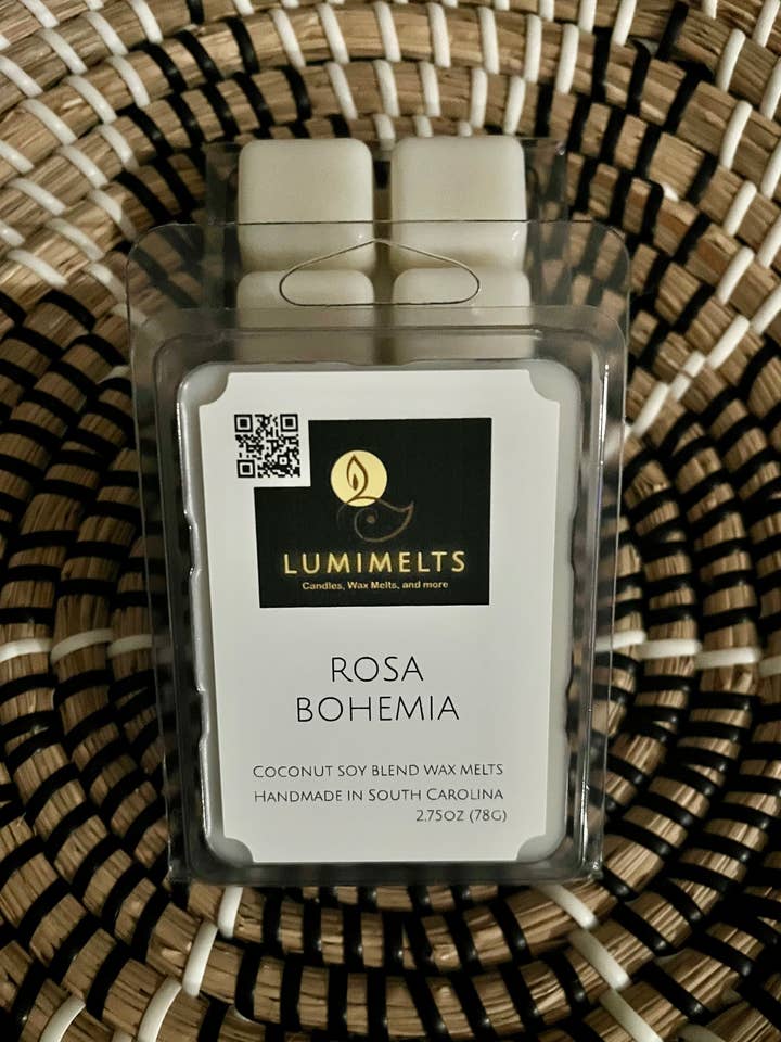 Rosa Bohemia Wax melts for wholesale by LumiMelts