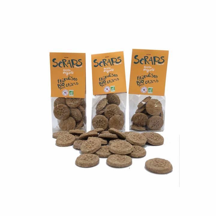 Scraps Gourmet - Wholesale Pet Treats - Dog - SCRAPS ORGANIC CANDIES IN SMALL BAGS of 40g or 60g