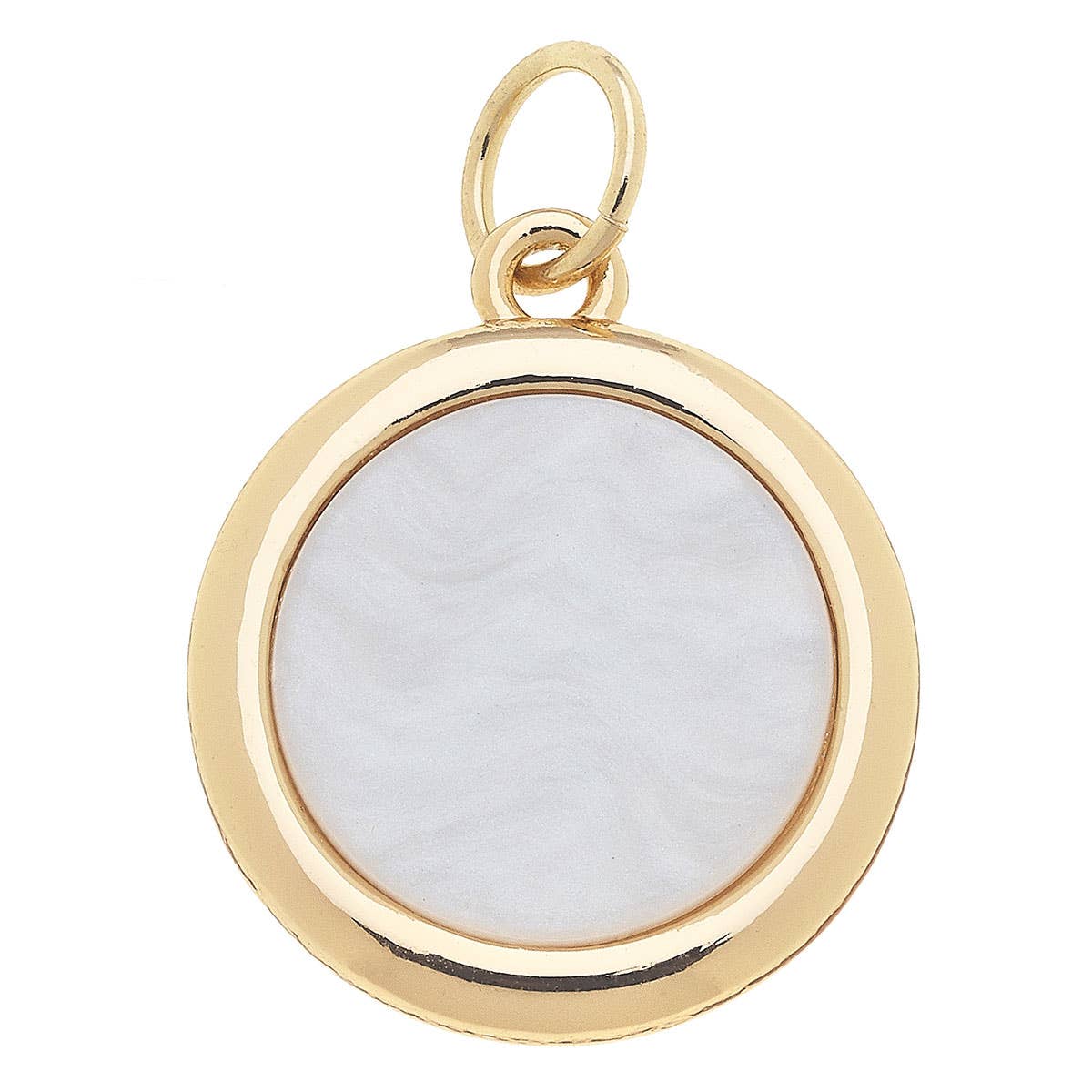 Canvas Style – wholesale Individual charm/pendant – Outline Charm in Mother of Pearl2