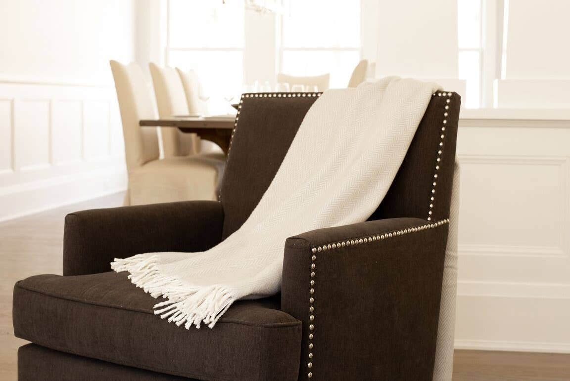 A Soft Idea - Wholesale Throw Blanket - 355 - Herringbone Plush Throw16