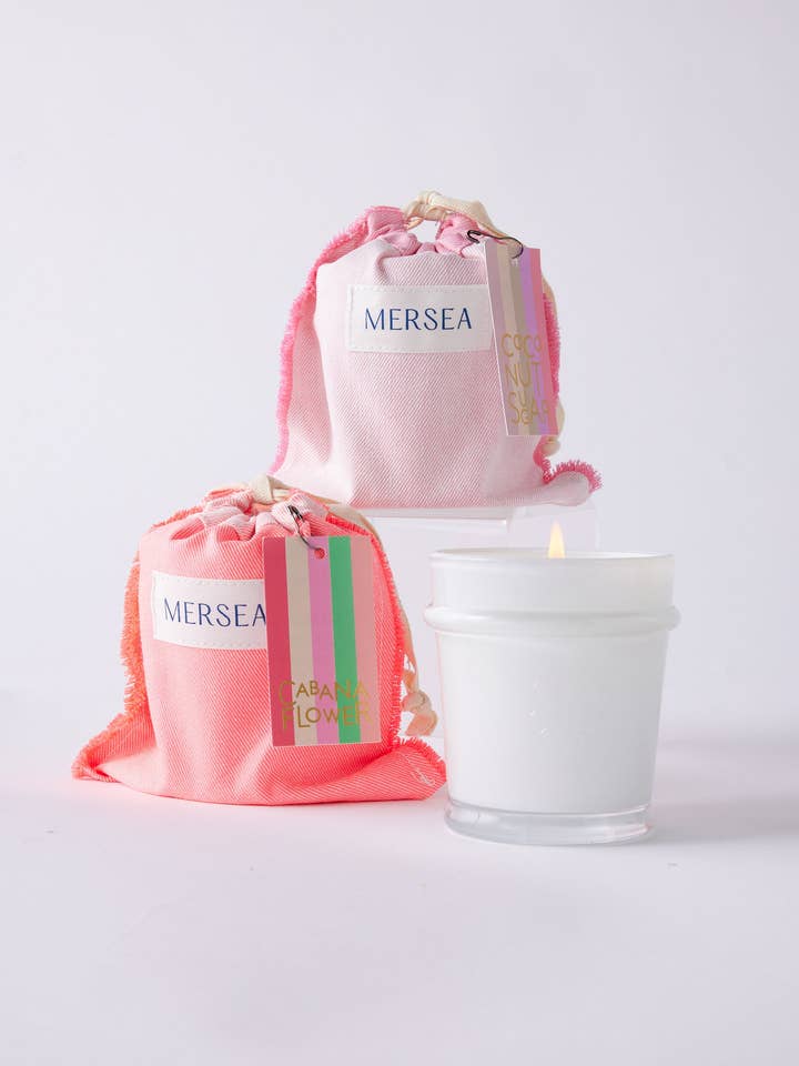 Coconut Sugar Sandbag Candle for wholesale by MERSEA