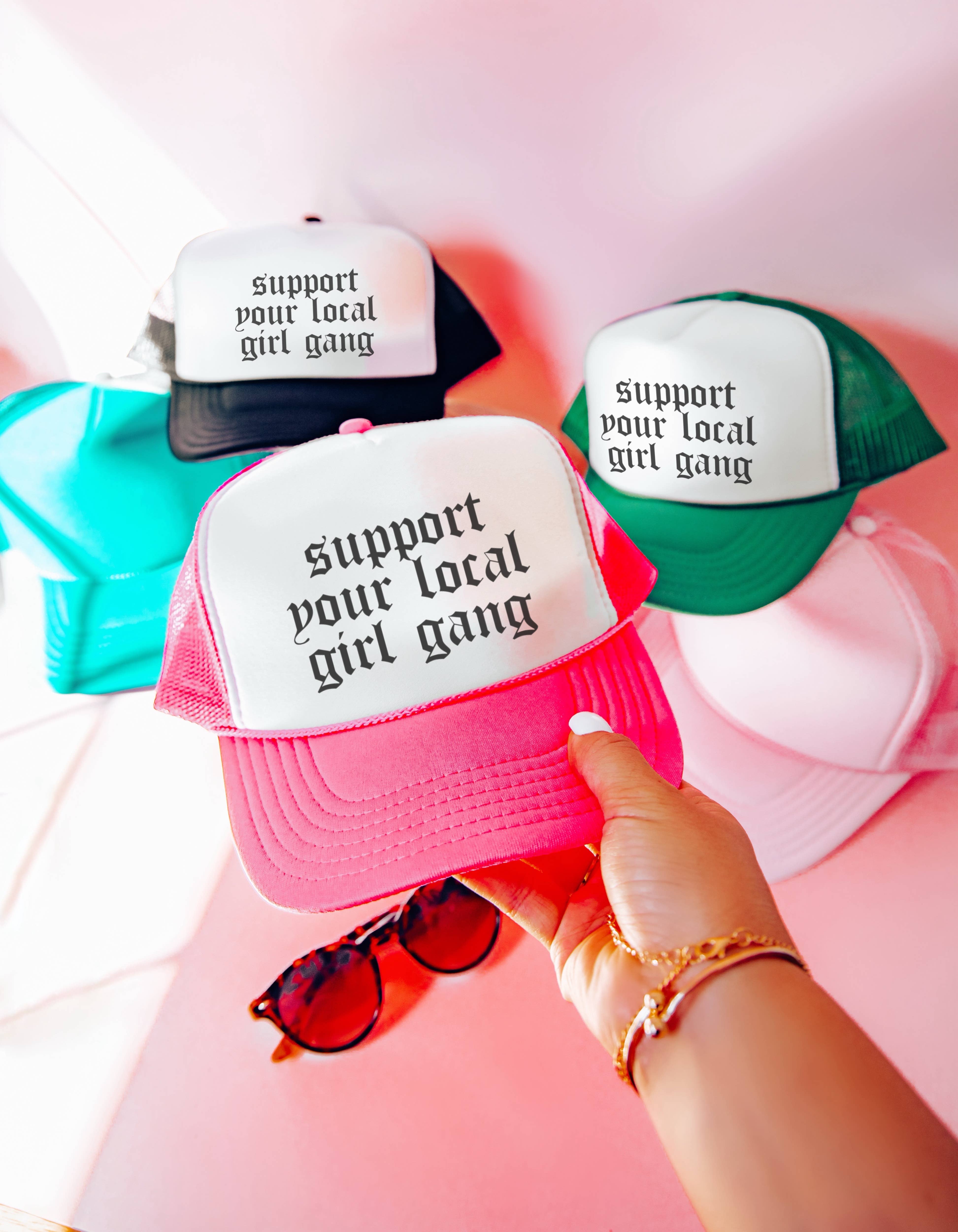 LOLA MAGNOLIA - Wholesale Trucker Hat - Women's - GIRL GANG TRUCKER HAT0