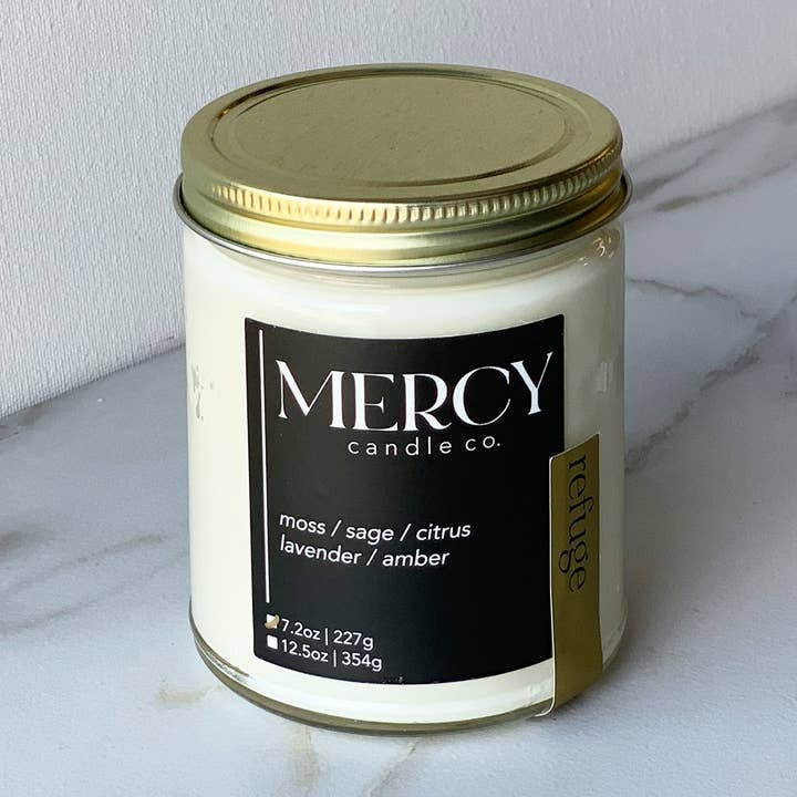 Mercy Candle Co. - Wholesale Jar/Filled Candle - Refuge Signature Candle0