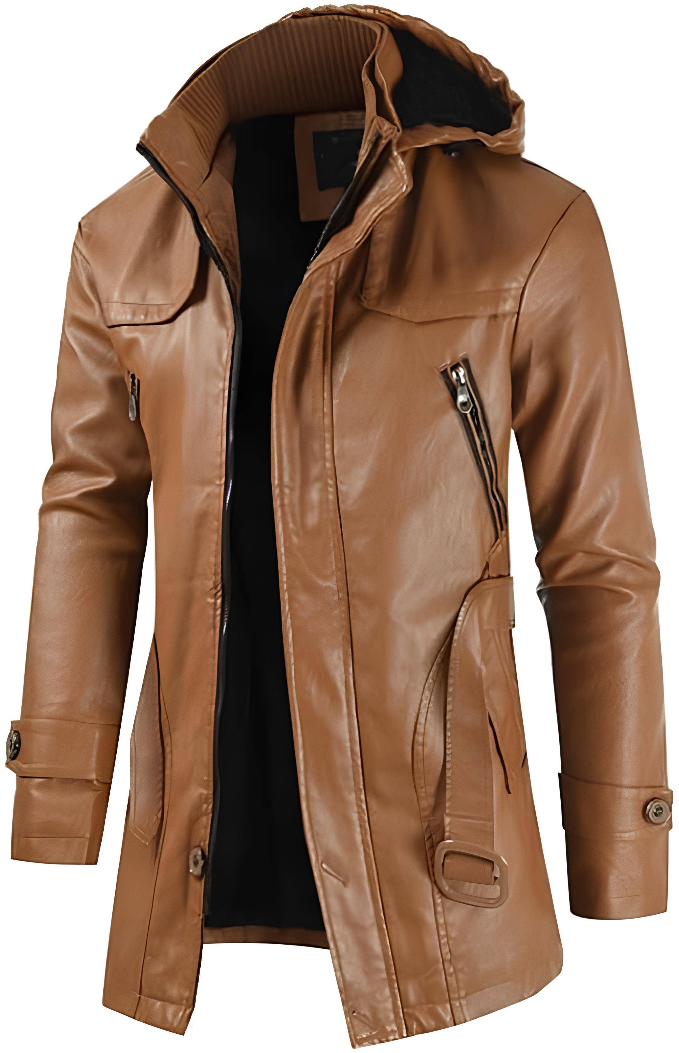 TA Impex - Wholesale Leather Jacket - Women's - Sustainable Elegance: Women's Knee-Length Leather Coat2