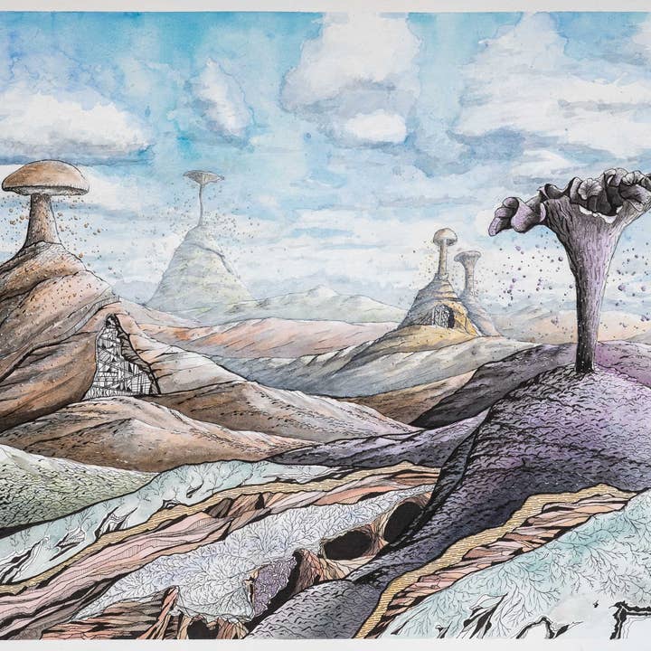 Jon M Styer - Wholesale Art Print - Sporescape - Fine Art Print - 11x141