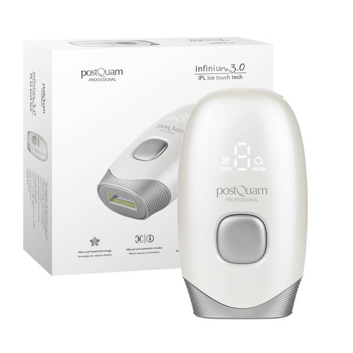 BÆRBAR DIGITAL LASERDEPILATOR INFINIUM for engroshandel hos POSTQUAM COSMETIC