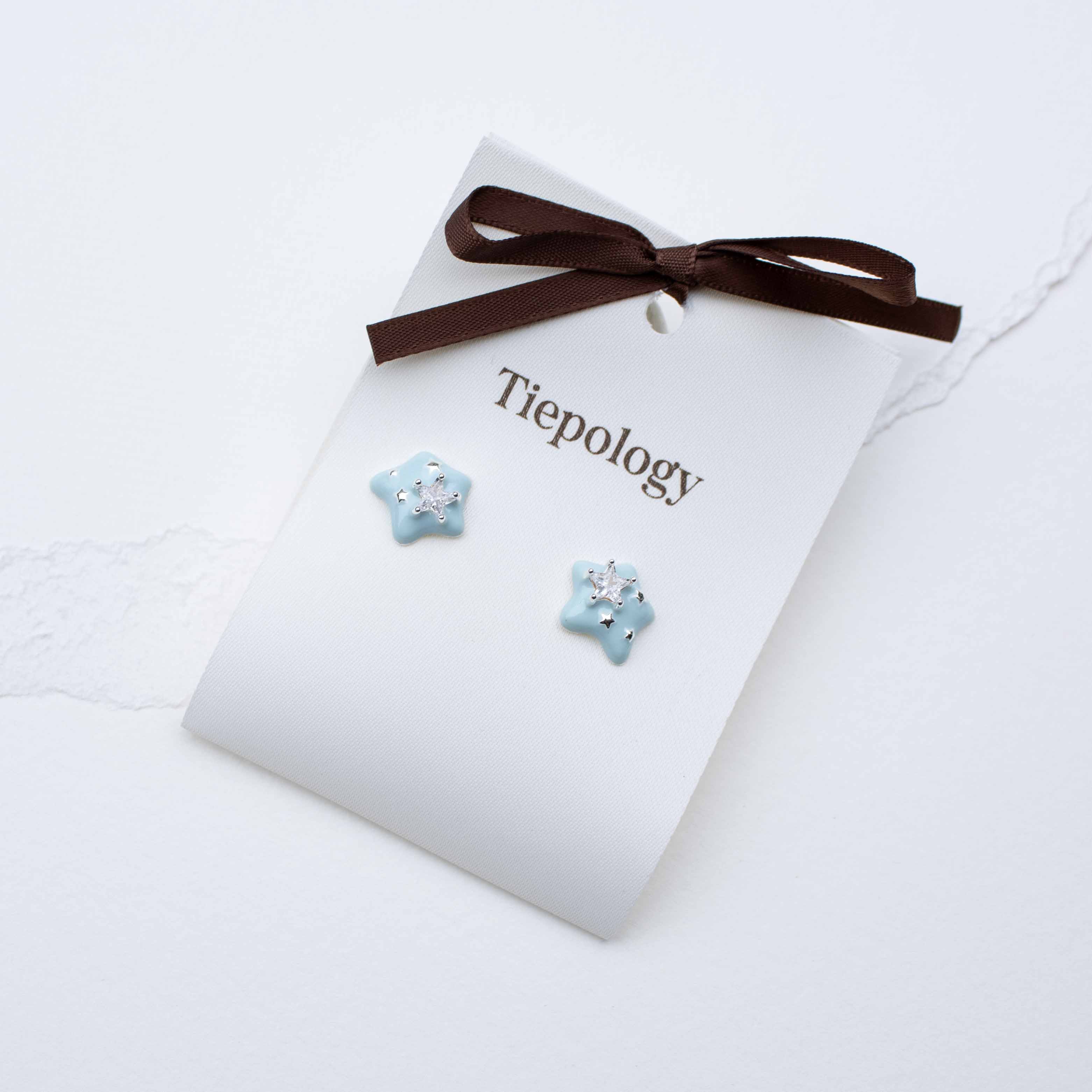 Tiepology - Wholesale Stud/Post Earrings - Twinkling Star Enamel Stud Earrings3