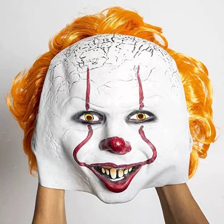 Lelaffet - Wholesale Costume - Unisex - It Mask Pennywise Scary Clown Halloween Masks for Adult