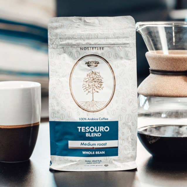 Nobletree Coffee - Wholesale Coffee Beans - Nobletree "Tesouro" Medium Roast Coffee 12oz8