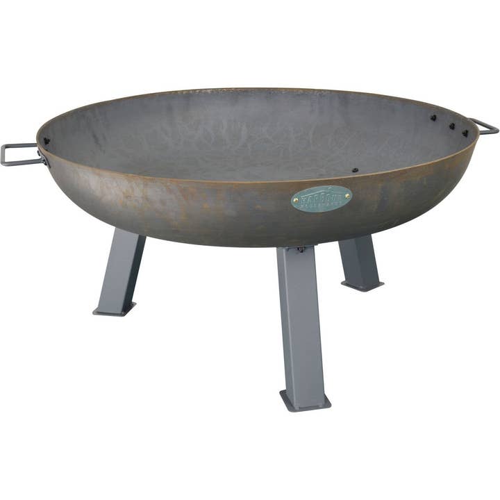 Rinkit Ltd – wholesale Fire pit – Harbour Housewares Cast Iron Garden Fire Pit Burner - 75cm