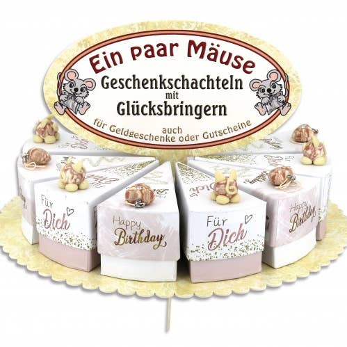 Little Luck-Set Tortenstücke, 24 Stk, 2-fach sort. für den Großhandel von Hergo Creation GmbH