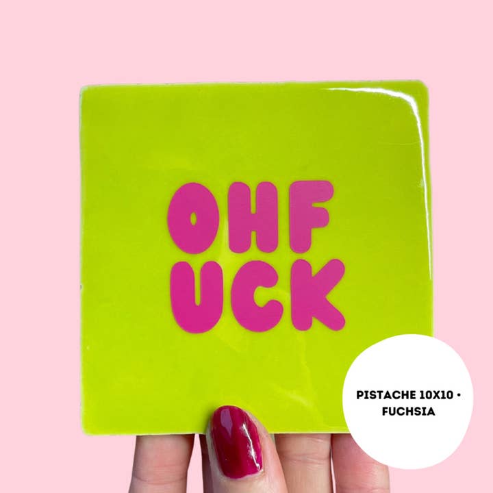 Ohfuck - tuile de signature pour la vente par BLUDD®