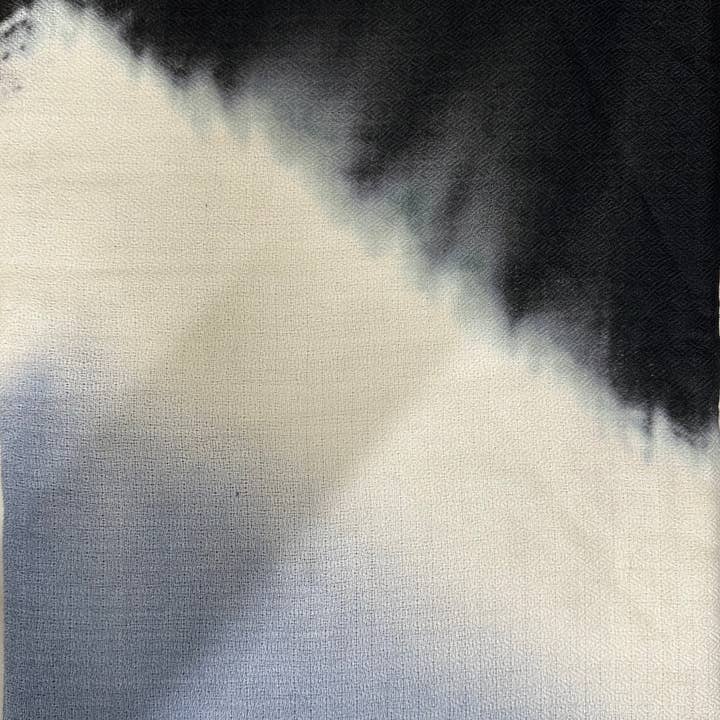 Black Blue White Ombre Shawl for wholesale by Monisha Melwani Jewelry