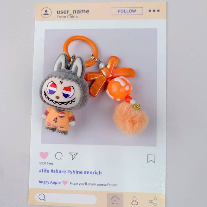 Lilyrosy(Duty free) - Wholesale Keychain - Women's - Netherland World Cup Series Labu Keychain,hoiliday gift2