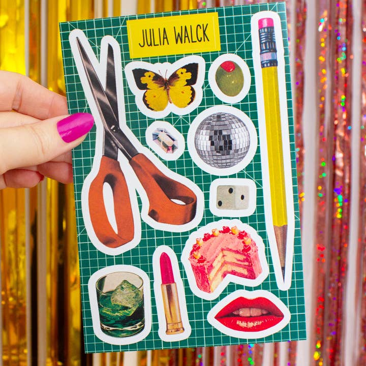 Julia Walck - Wholesale Sticker - Vintage Cutouts Sticker Sheet1
