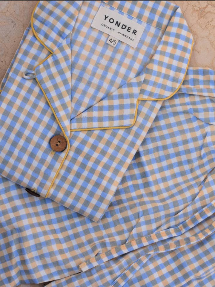 YONDER. - Wholesale Sleepwear Set - Kids - Junior Organic Cotton Pyjamas | Bluebell3