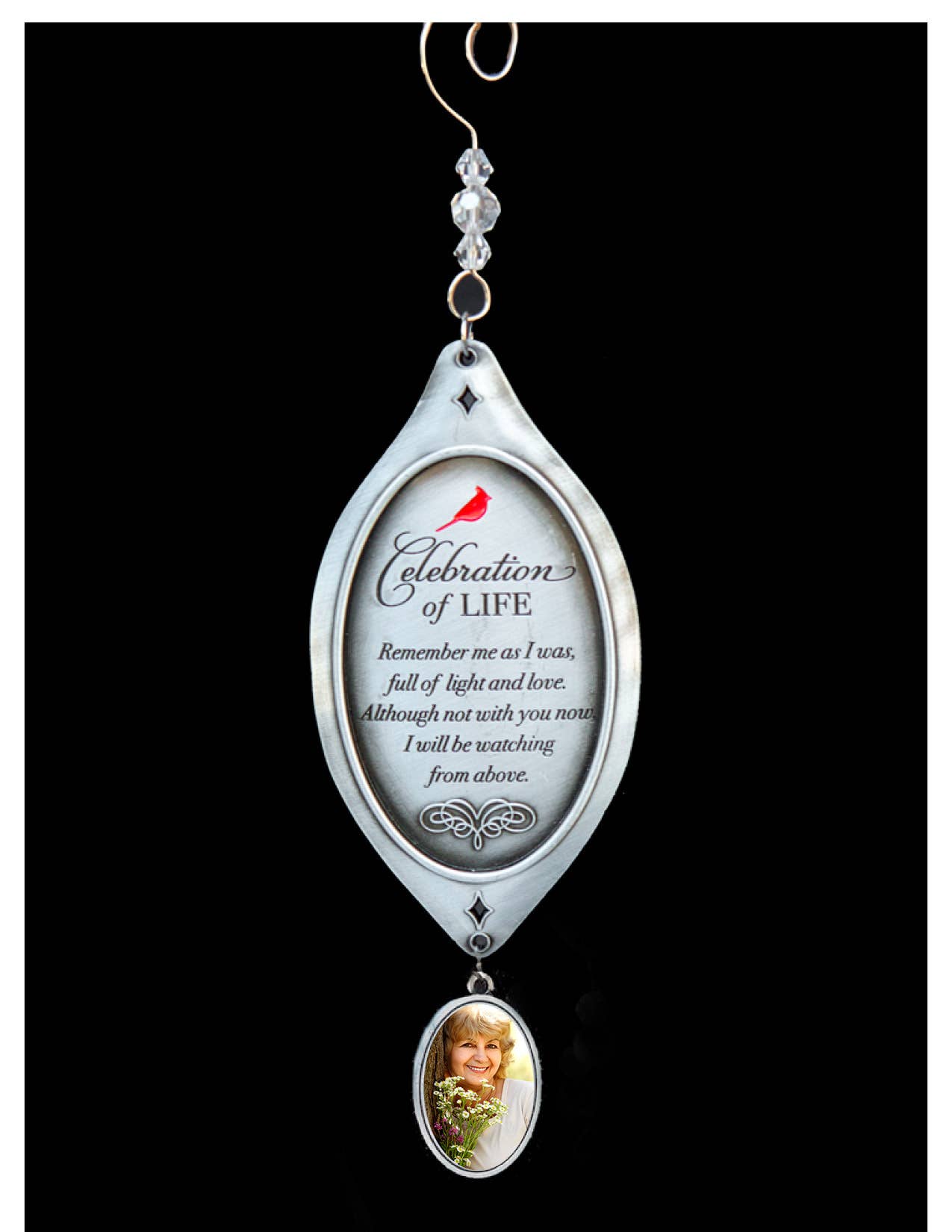 The Grandparent Gift Co. Inc. - Wholesale Ornament - Celebration Of Life Memorial Photo Ornament Gift Boxed 63624