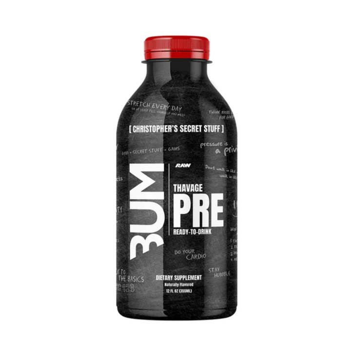 L&F Universal Goods - Wholesale Sports/Energy Drink - CBUM THAVAGE PREWORKOUT DRINK 12/12OZ SECRET STUFF