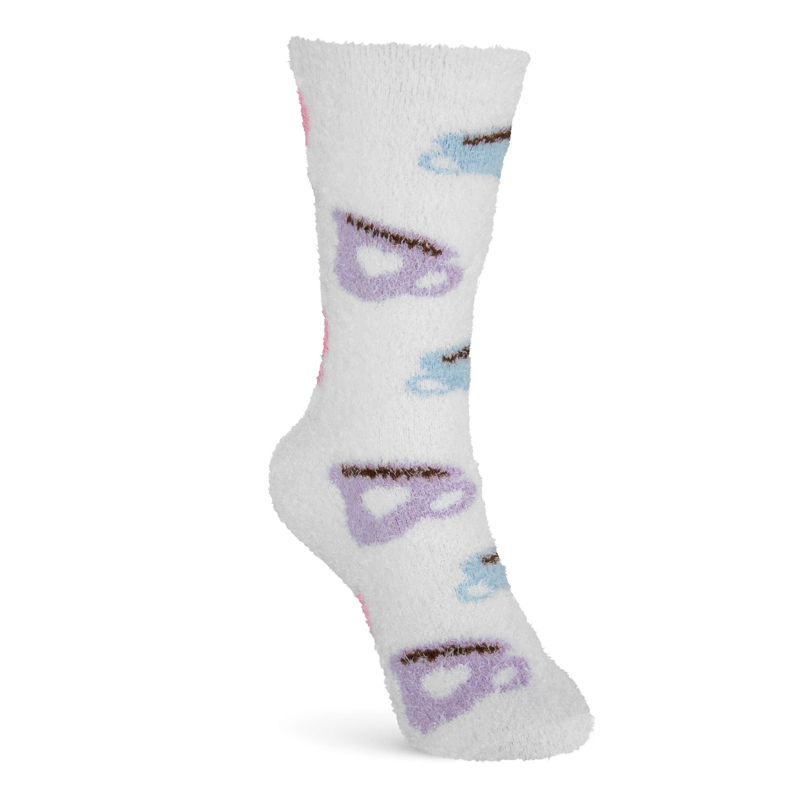 Amanda Blu - Vente Chaussettes – femme - Chaussettes douces et floues Nourriture & Boissons | Chaussettes douces et confortables pour tous les jours0