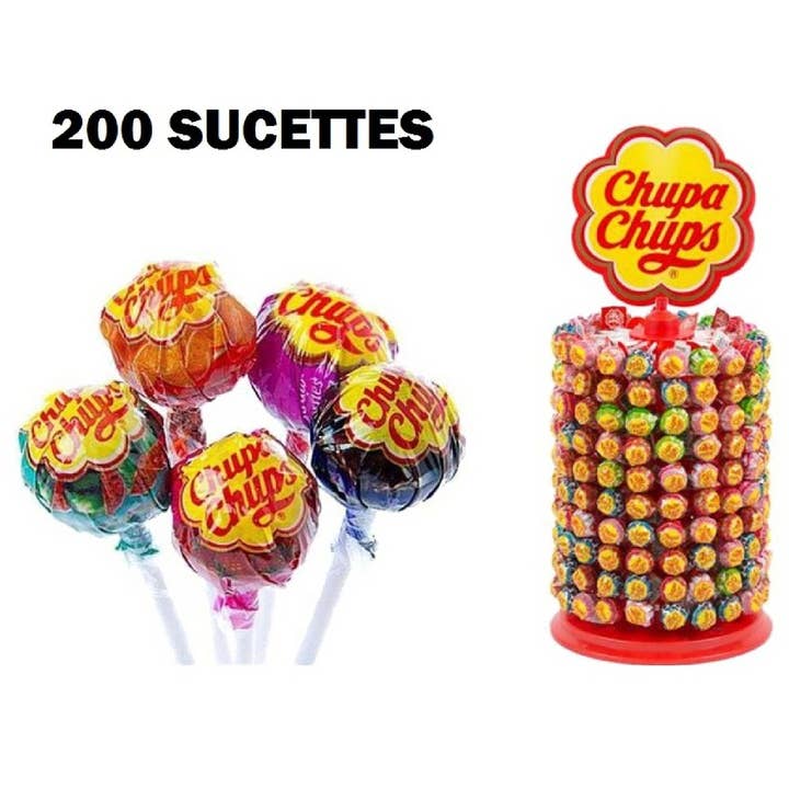 Jactal - Venta al por mayor Piruletas - Caroussel 200 piruletas Chupa Chups