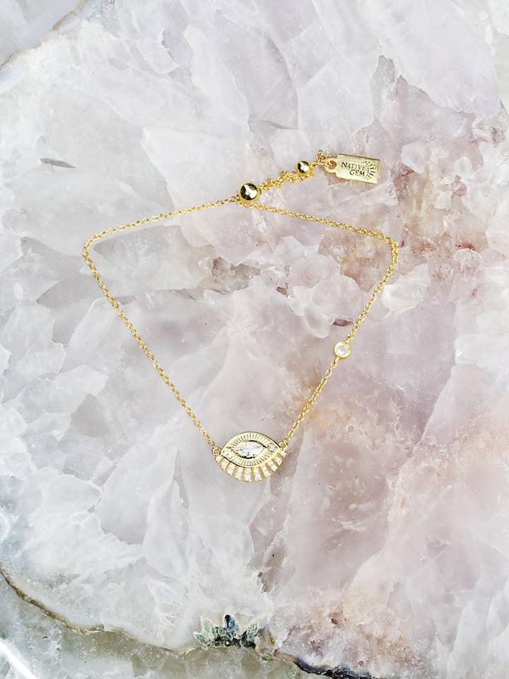 PULSERA OJO PROSPECTIVA para venta al por mayor de Native Gem