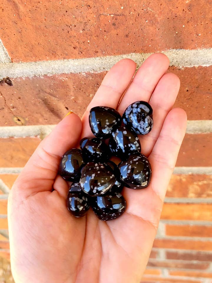 Snöflinga Obsidian Hjärtan för wholesale av ZARDENIA