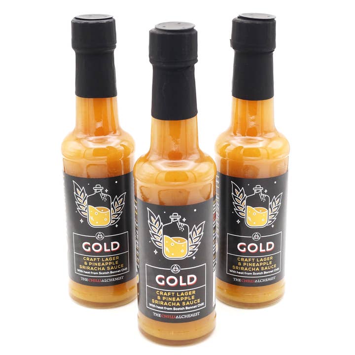 Dorset Chilli Shop - Wholesale Hot sauce - Chilli Alchemist - Gold - Craft Lager & Pineapple Sriracha3