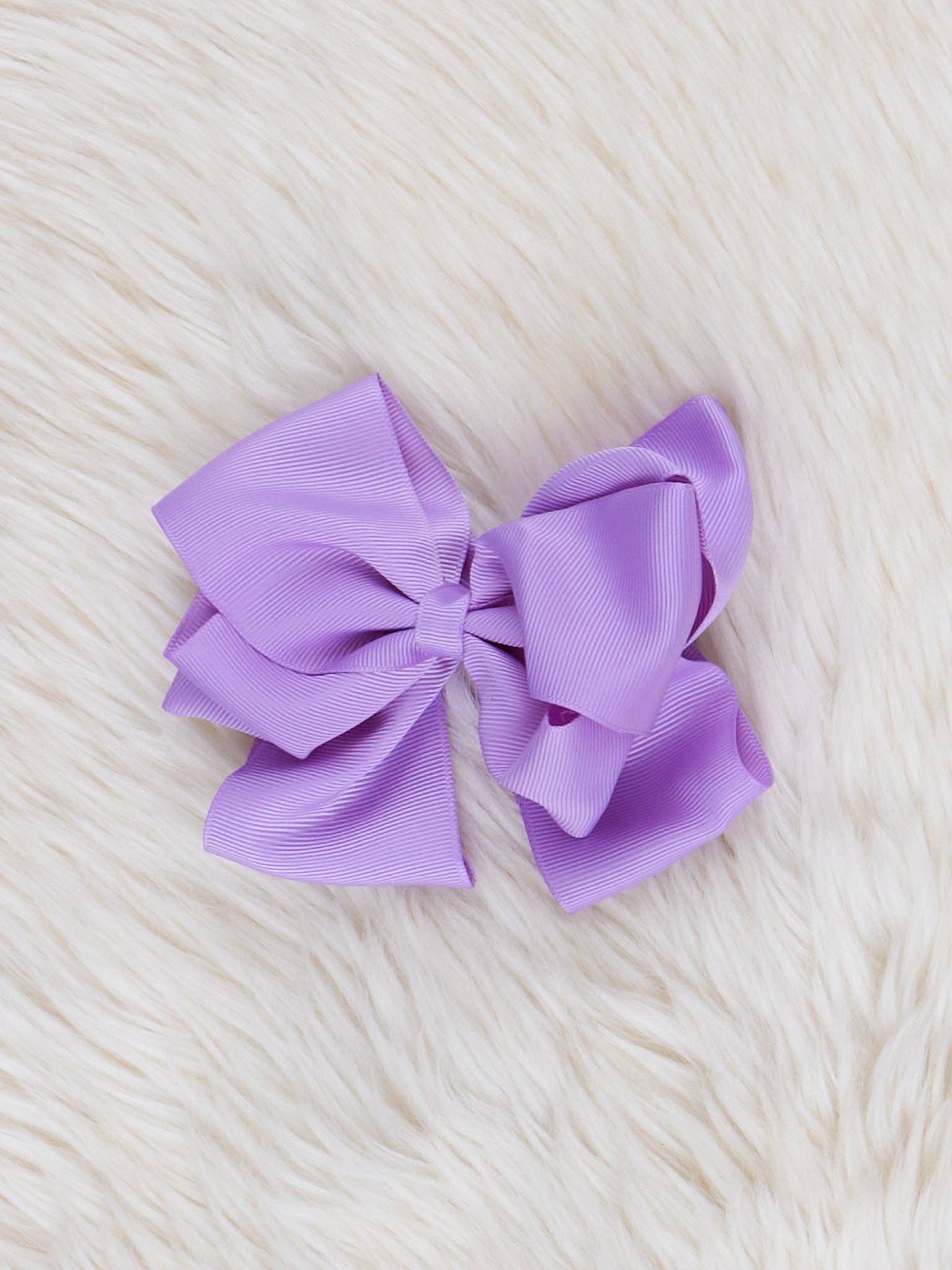 Marie Nicole Clothing - Wholesale Hair Bow - Kids - Double Layer Bow 5 Inch - 70 Colors Available59