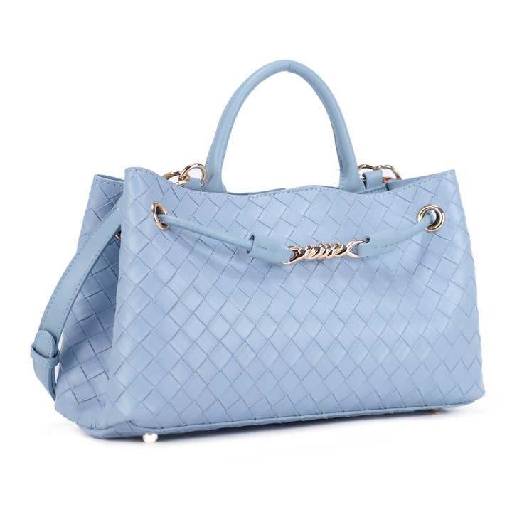 JX30155 Embossed Woven Crossbody for wholesale by Isabelle Handbags