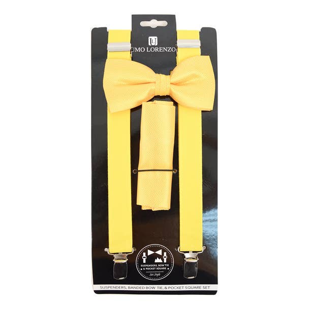 Selini New York - Wholesale Suspenders - Men's - Men's Solid Color Clip-on Suspenders10