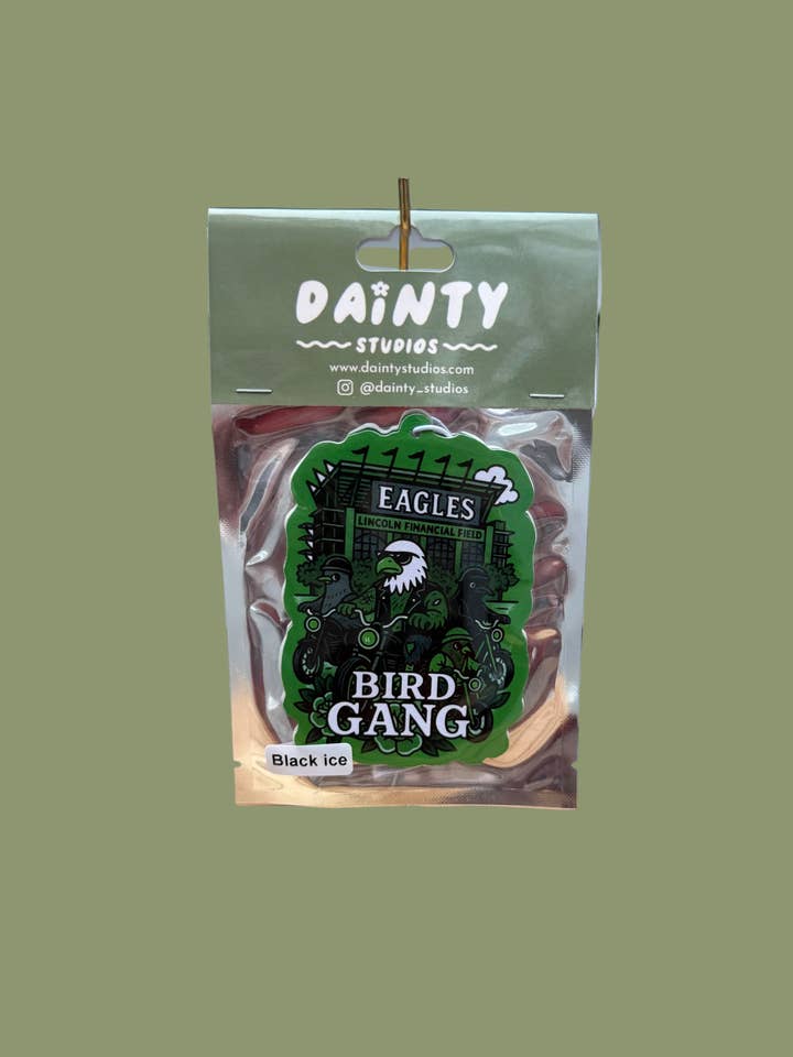 Bird Gang Car Air Freshener for wholesale by Dainty Studios
