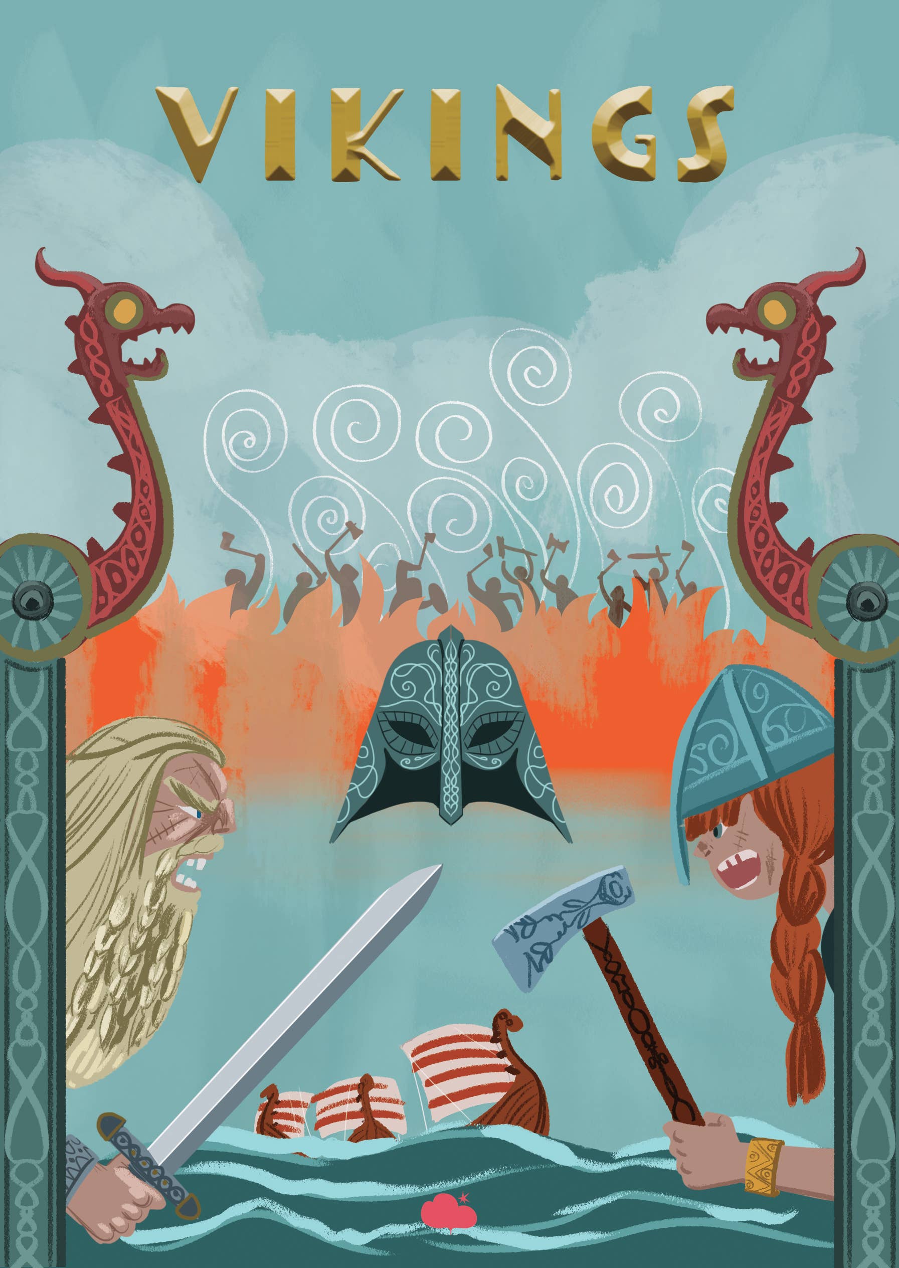 L'Atelier Imaginaire - Wholesale DIY Craft Kit - Kids - Viking decor DIY kit - children's crafts1