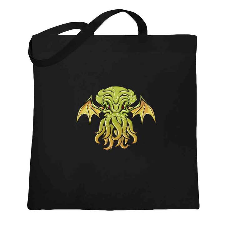 Sac fourre-tout Cthulhu Monster Lovecraft Halloween Horror pour la vente par Pop Threads