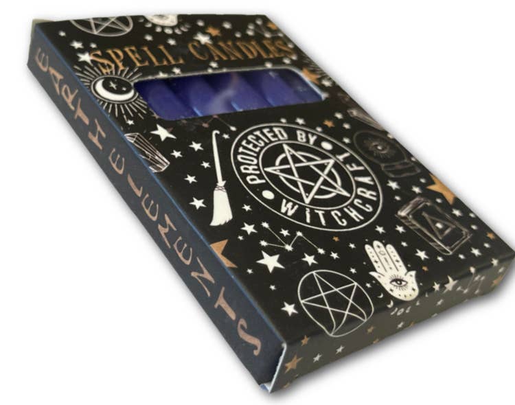 Crystal Magick Wholesale Ltd - Wholesale Votive Candle - Purple Spell Candle1