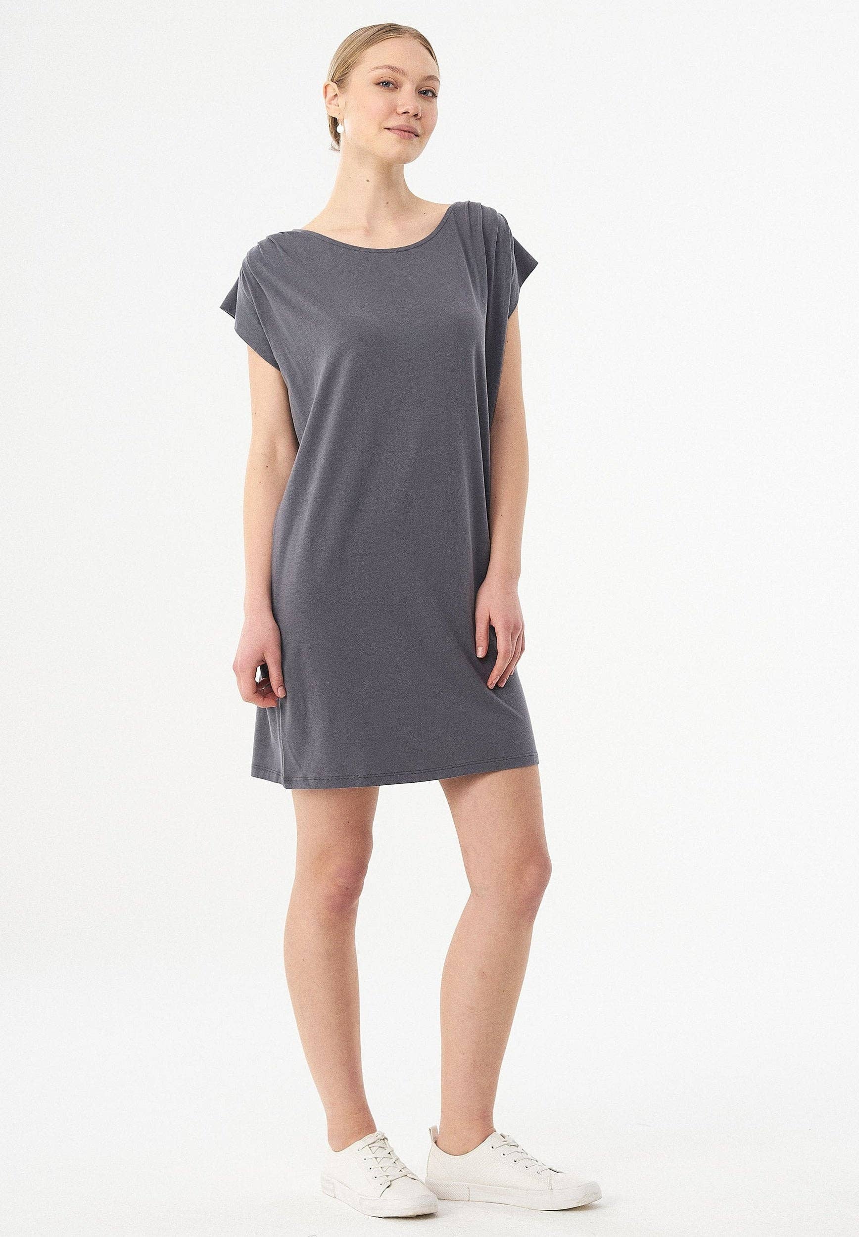 ORGANICATION - Wholesale Dress - Women's - Jerseykleid aus TENCEL™ Lyocell und Bio-Baumwolle0