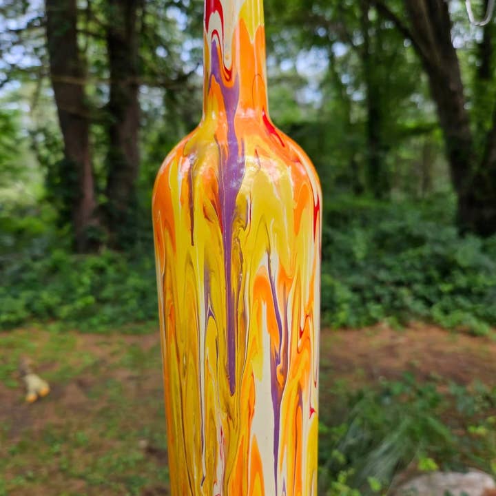 Multiple Wine Bottle Wind Chimes for wholesale on Faire