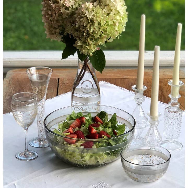 Golden Hill Studio - Wholesale Wine Glass - Celebration Streamers Wine Glasses3