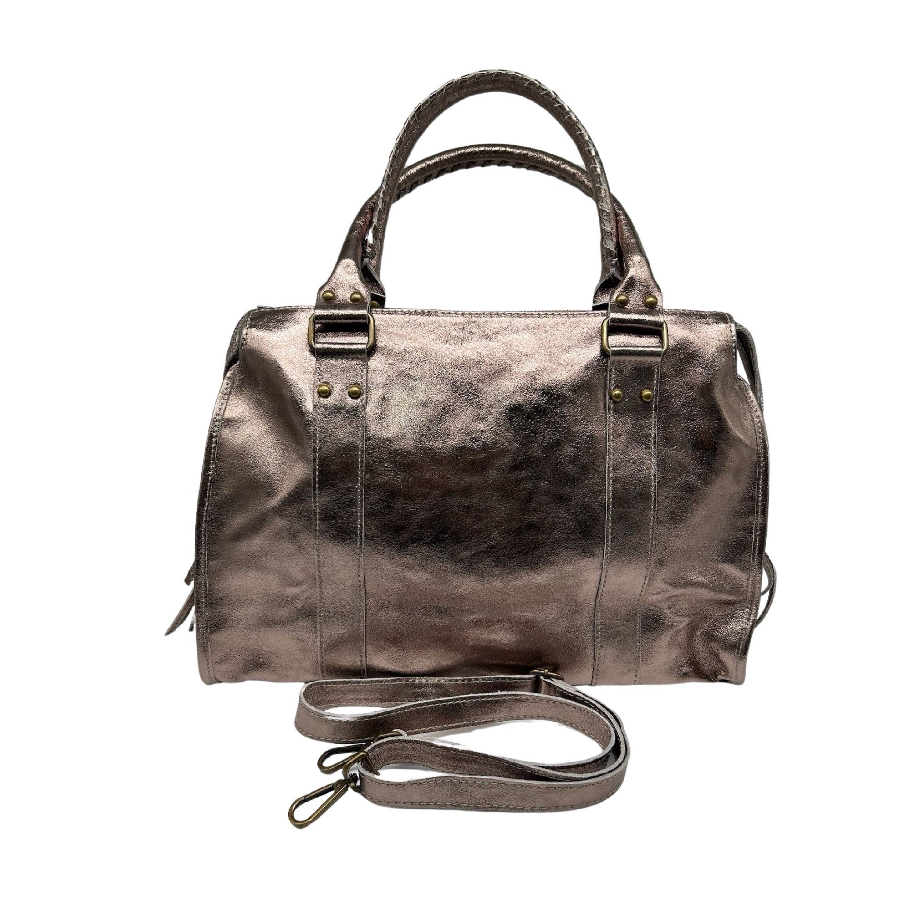 Louisa lee - Venta al por mayor Bolso con asas - Mujer - BOLSO GRANDE CAPUCINE DE PIEL IRIDISCENTE10