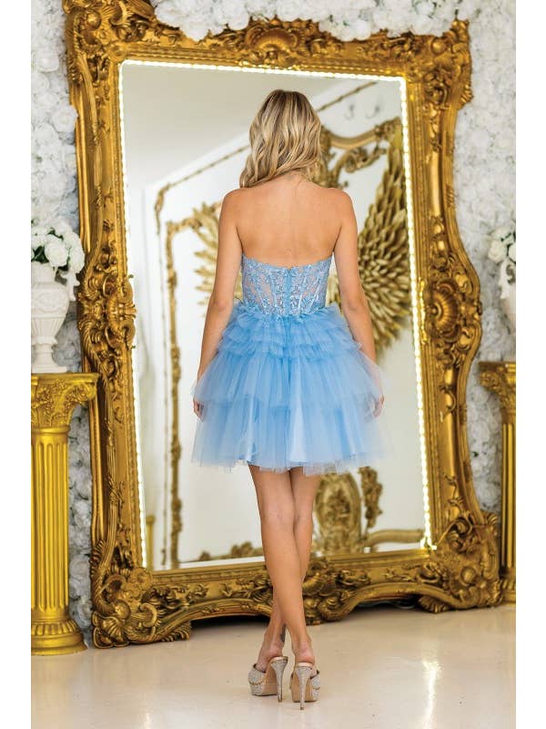 Dancing Queen Dress - Wholesale Dress - Women's - Playful Mini Homecoming Dress3