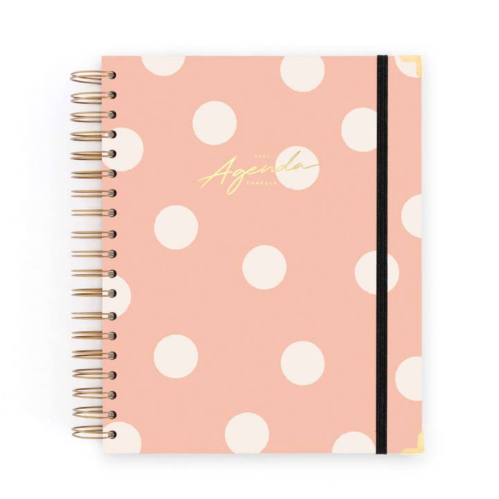 Charuca - Vendita all'ingrosso Planner - Agenda giornaliera 2023. Rosa. Grande (Jumbo)