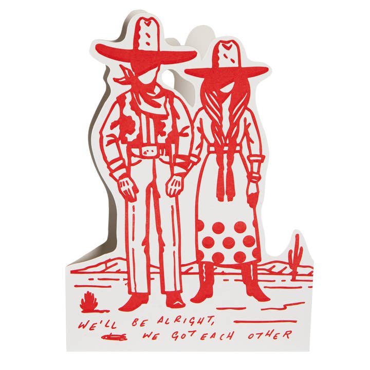 We'll Be Alright | Cut-Out - Greeting Card for wholesale by Archivist Gallery | United States
