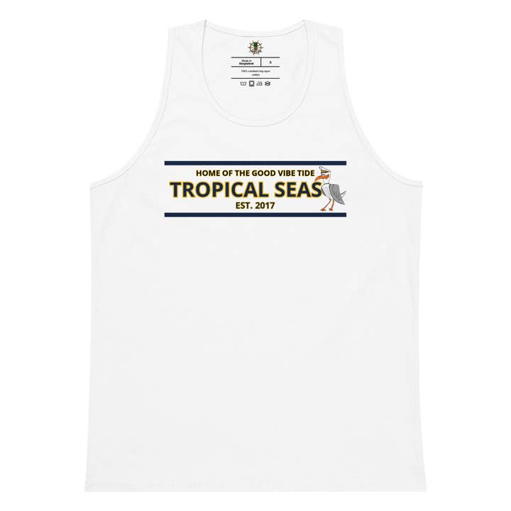 Men’s Premium High Flying Sailor Tank Top for wholesale by Tropical Seas Clothing