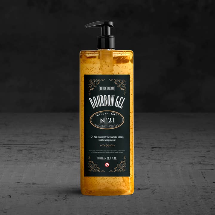 piuready - Wholesale Hand Soap/Wash - BOURBON GEL - 1000 ml (12 pieces)0