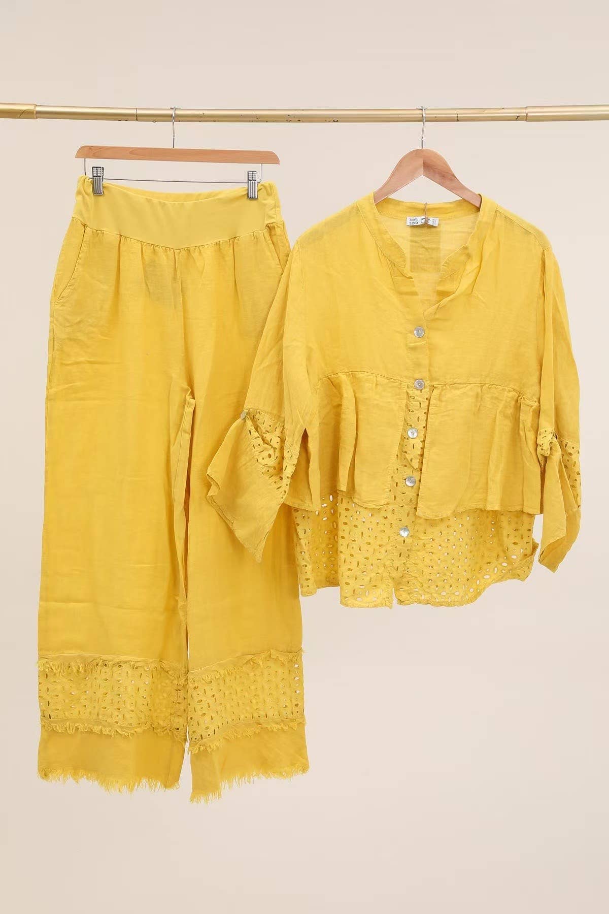 LÉA & LUC - Vendita all'ingrosso Pantalone - Donna - Pantaloni in 100% Lino RIF. 3049037